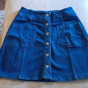 Boden denim skirt